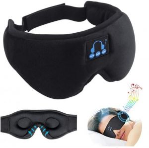 Beauty(WA)Shop Products for everything Sleep Headphones Bluetooth 5.0 Wireless 3D Eye Mask HeadSet With Microphone for Side Breathable Sleepers Travel Call And Music