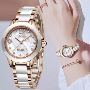 SUNKTA Luxury Crystal Watch Women Gift Waterproof Rose Gold Ladies Wrist Watches Top Brand Bracelet Clock Relogio Feminin Hot