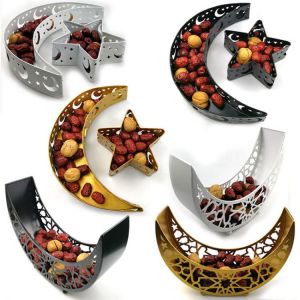 Beauty(WA)Shop (Accessories)Home Creative Table Decoration 2022 Eid Mubarak Gulbang Dessert Tray Islamic Muslim Ramadan Festival Party Kareem Eid Al Adha Decor
