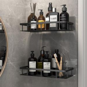 Beauty(WA)Shop (Accessories)Home Bathroom Shelves No-drill Corner Shelf Shower Storage Rack Holder Toilet Organizer Bathroom Accessories
