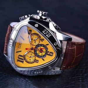 JARAGAR Geometric Triangle Men&#039;s Sports Watch Automatic Mechanical Wrist Watches