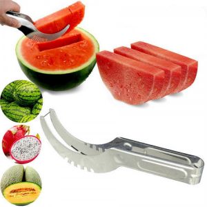  الفولاذ المقاوم للصدأ البطيخ تقطيع القاطع سكين كورير الفاكهة الخضروات أدوات المطبخ أدوات المطبخ اكسسوارات المطبخ